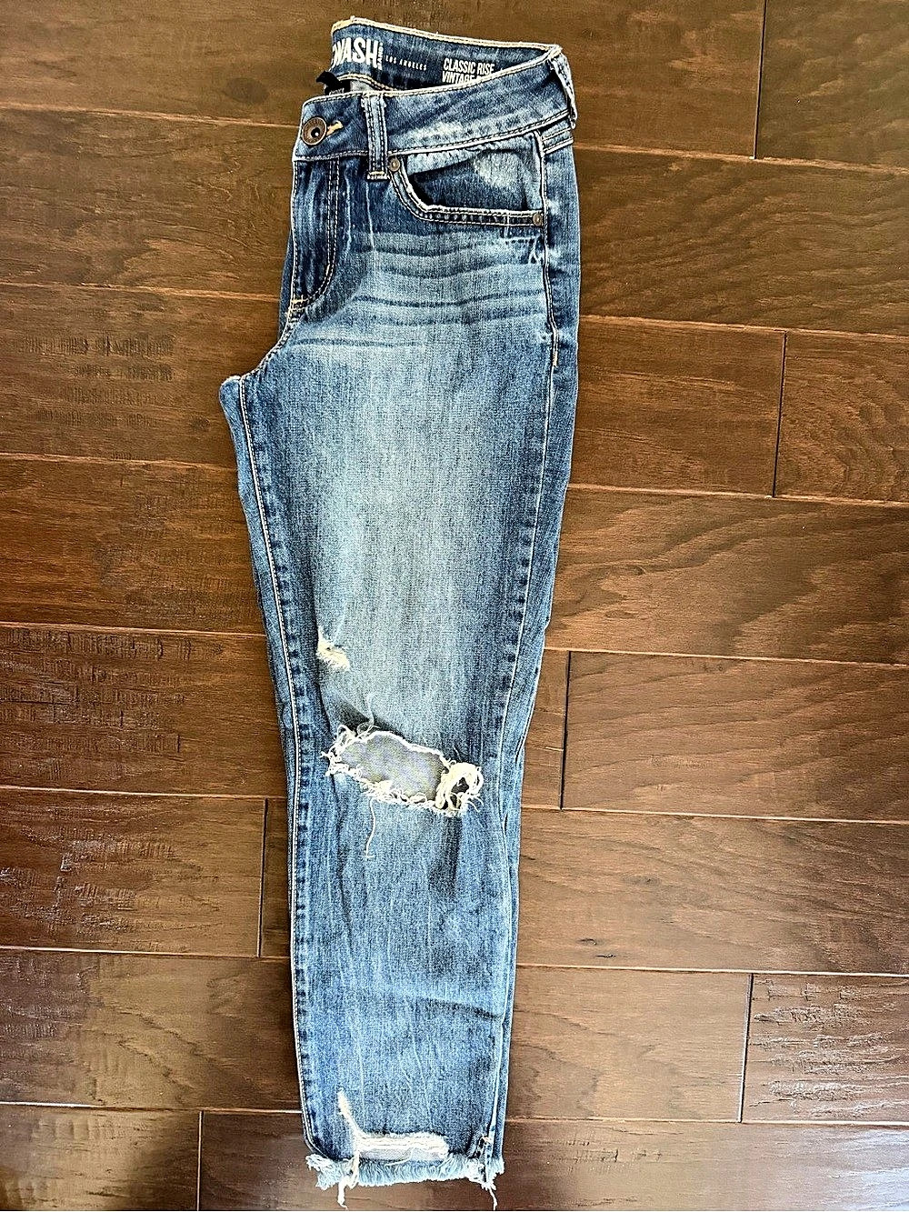 Rewash Vintage Reunion Skinny Jeans Blue Waist 27